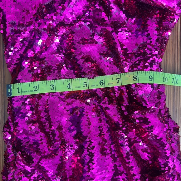 House of CB Strapless Pink Sequin Dress - Picture 4 of 5